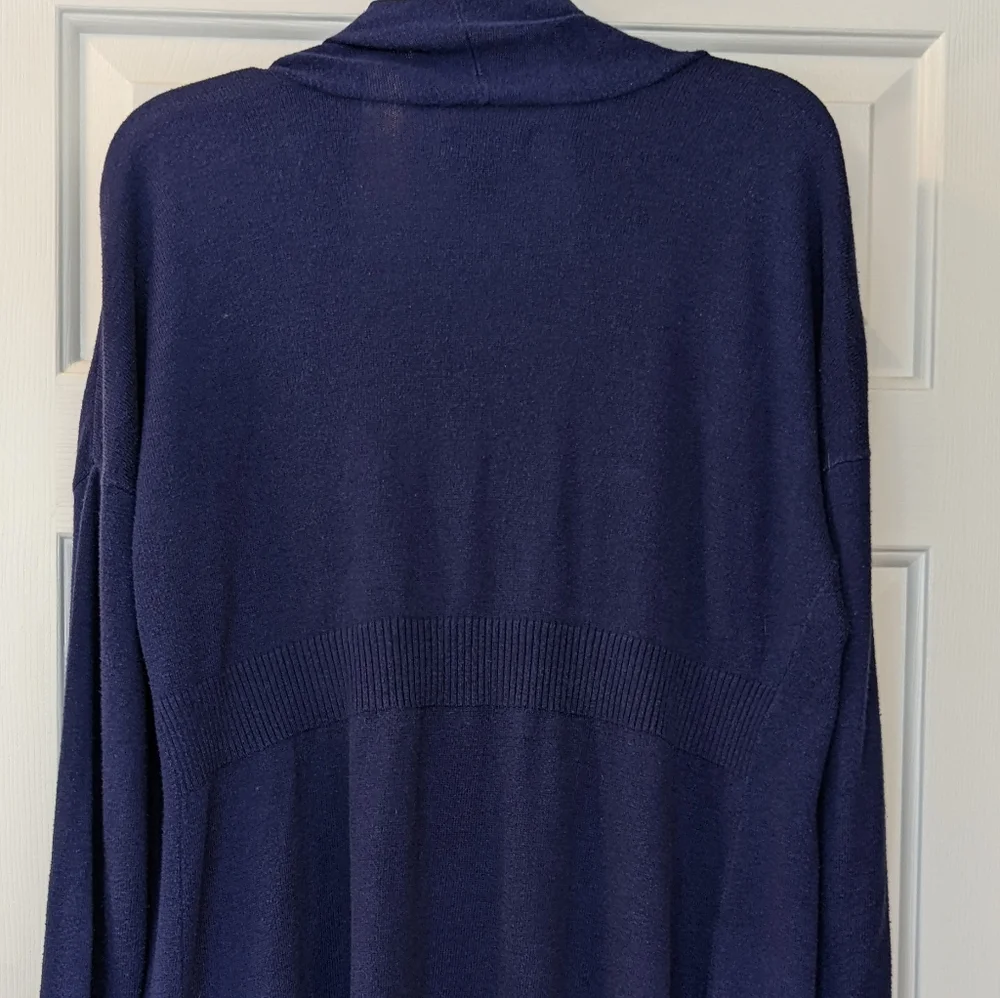 Old Navy Maternity open cardigan sweater in blue Women's size Large Lightweight